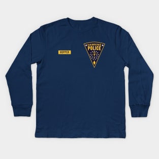 Chief Hopper Kids Long Sleeve T-Shirt